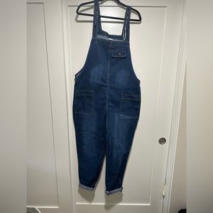 Denim overalls